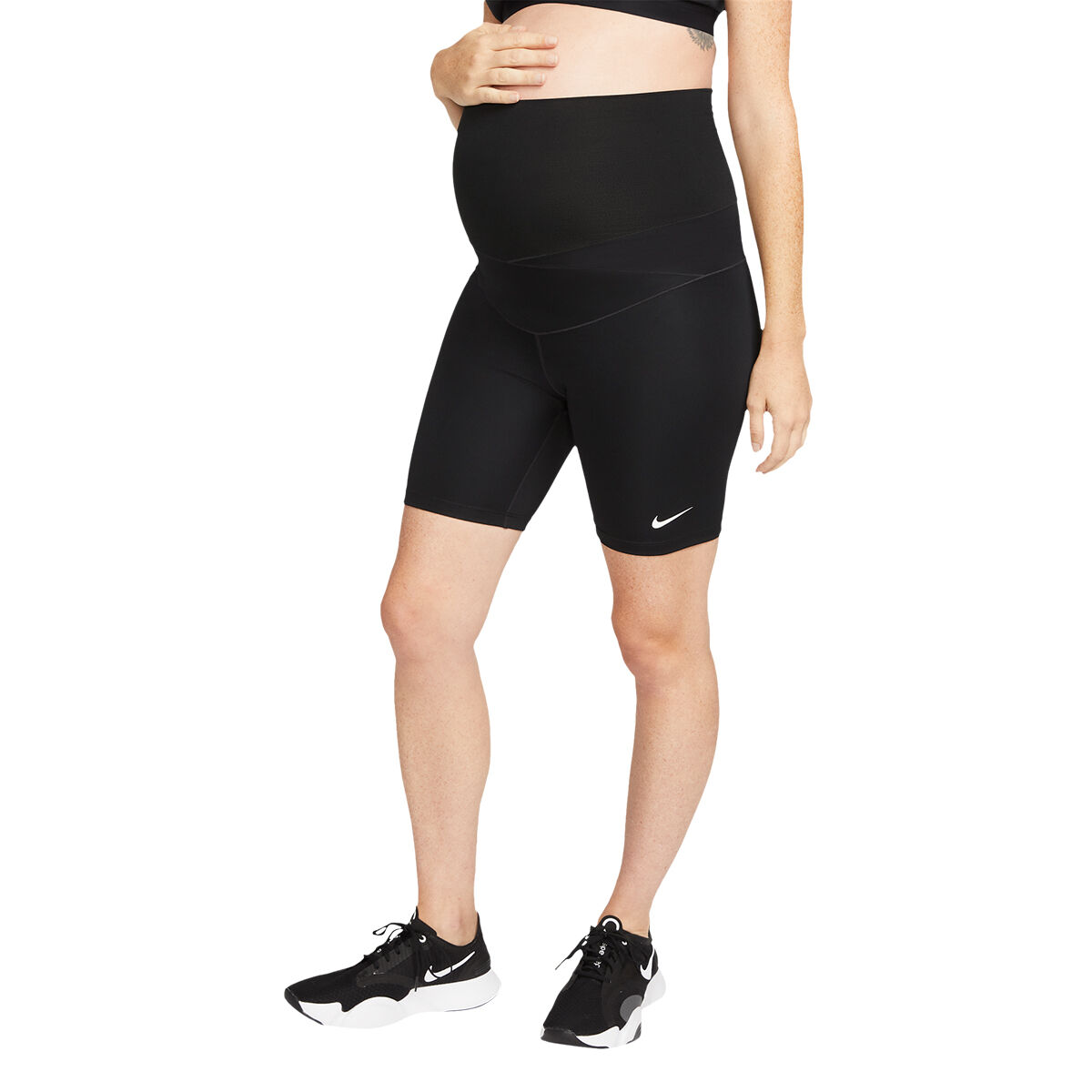 Nike Maternity Womens One Dri-FIT 7 Inch Tights - Black slider