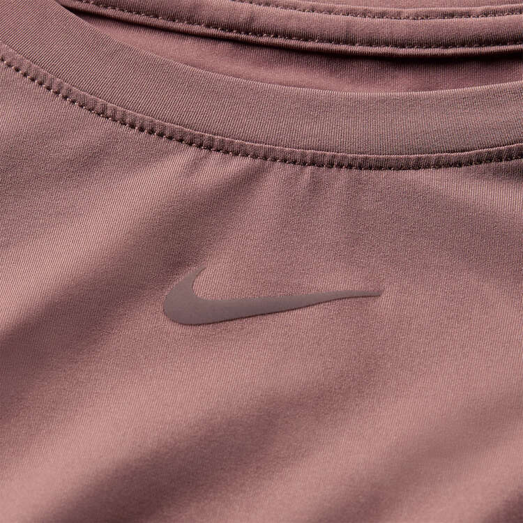 Nike One Plus Womens Classic Dri-FIT Fitness Tee - Mauve slider