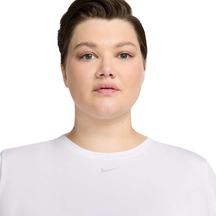 Nike One Plus Womens Classic Dri-FIT Tee - White slider