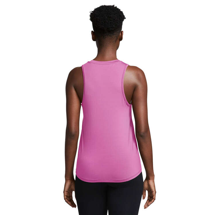 Nike One Womens Classic Dri-FIT Fitness Tank - White/Black slider