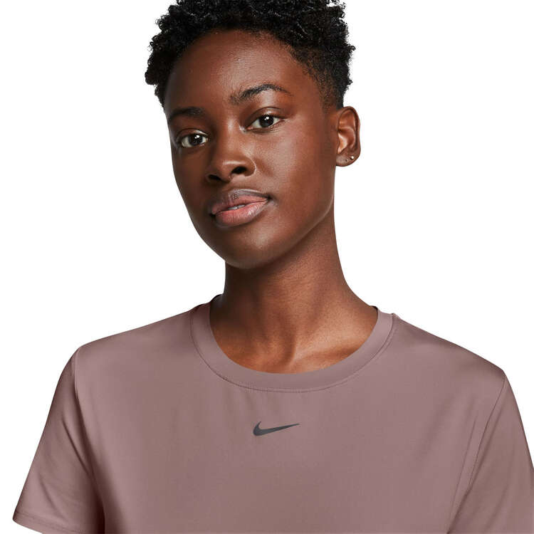 Nike One Womens Classic Dri-FIT Fitness Tee - Mauve slider