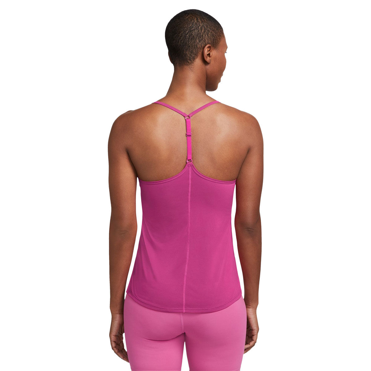 Nike One Womens Dri-FIT Elastika Tank Pink XL - Pink slider