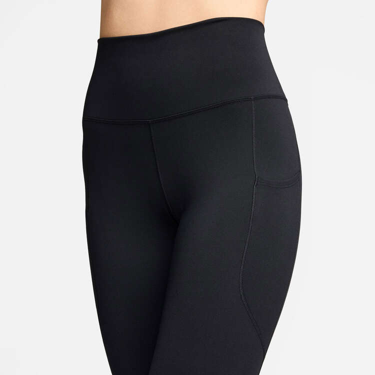 Nike One Womens Dri-FIT High Rise Pocket 7/8 Tights - Black slider