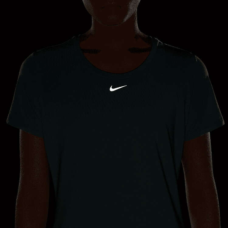 Nike One Womens Dri-FIT Luxe Standard Tee - Blue slider