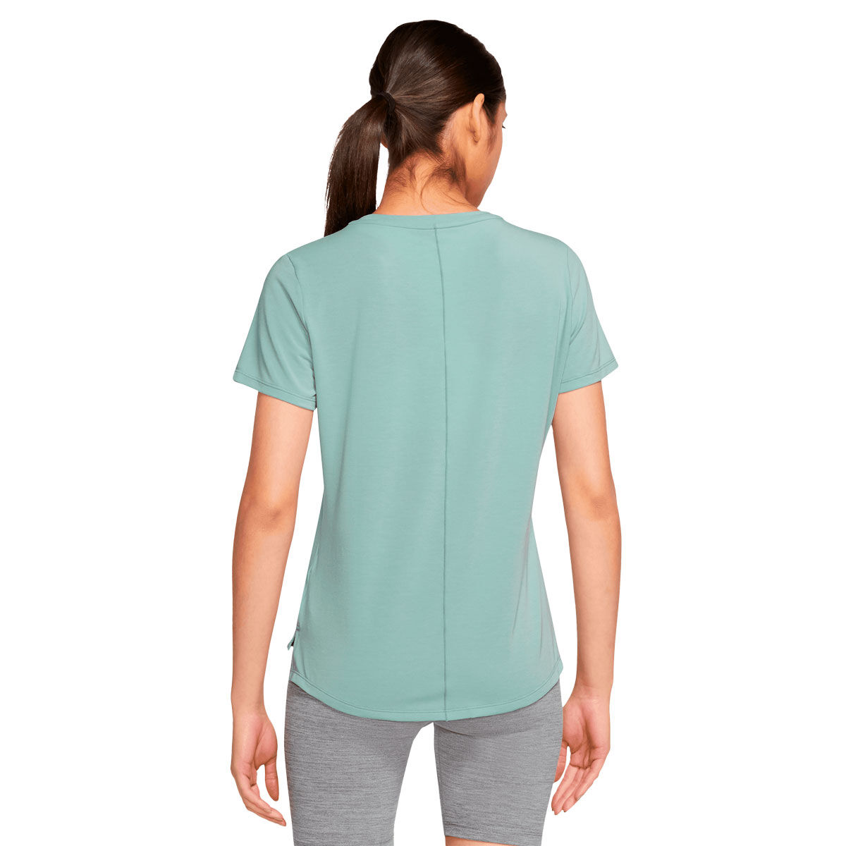 Nike One Womens Dri-FIT Luxe Standard Tee Blue XS - Blue slider