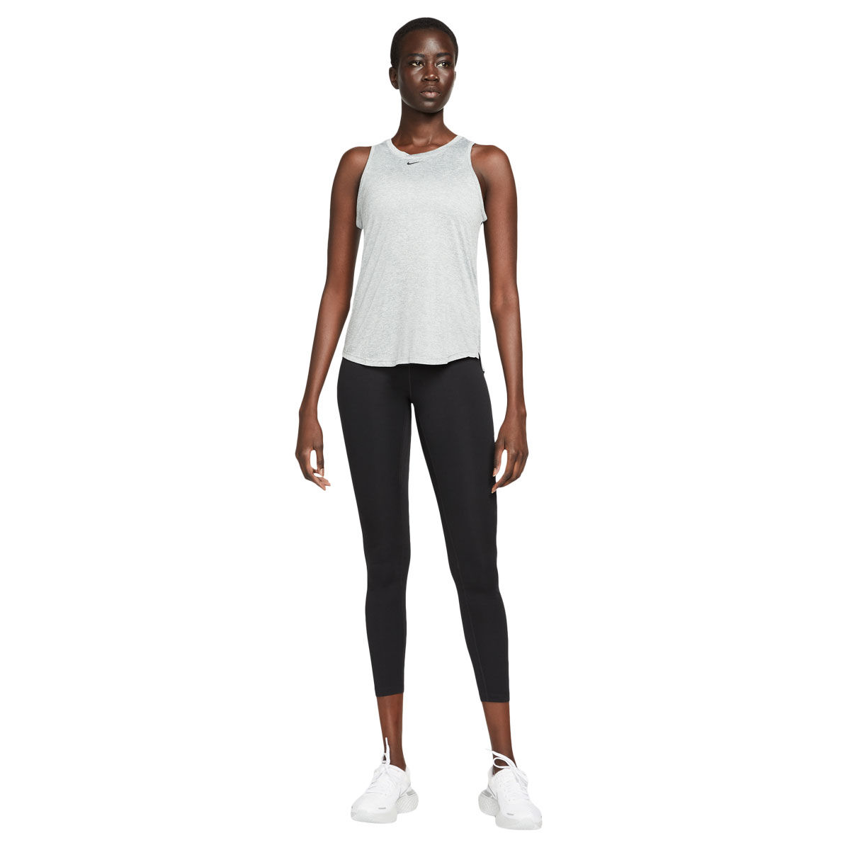 Nike One Womens Dri-FIT Standard Tank - White slider