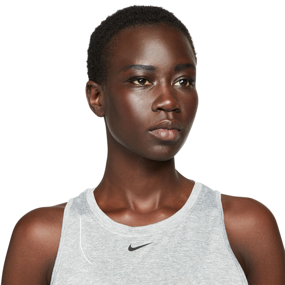 Nike One Womens Dri-FIT Standard Tank - White slider