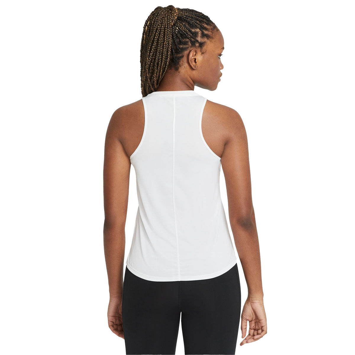 Nike One Womens Dri-FIT Standard Tank - White slider