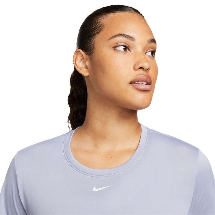 Nike One Womens Dri-FIT Standard Tee - Lavender slider