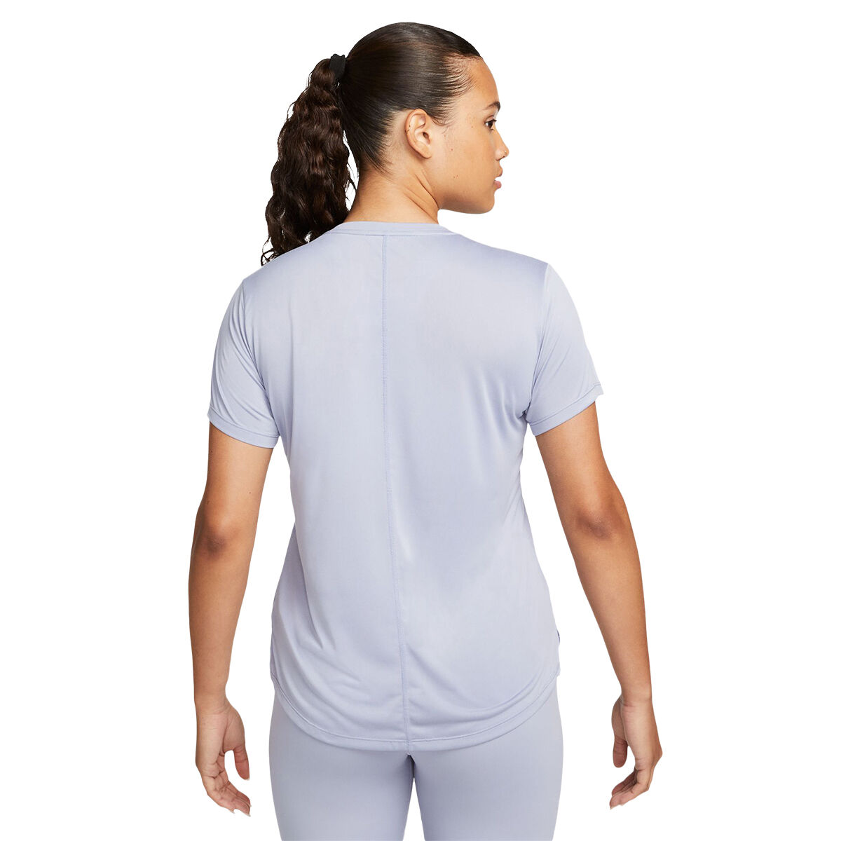 Nike One Womens Dri-FIT Standard Tee Lavender S - Lavender slider