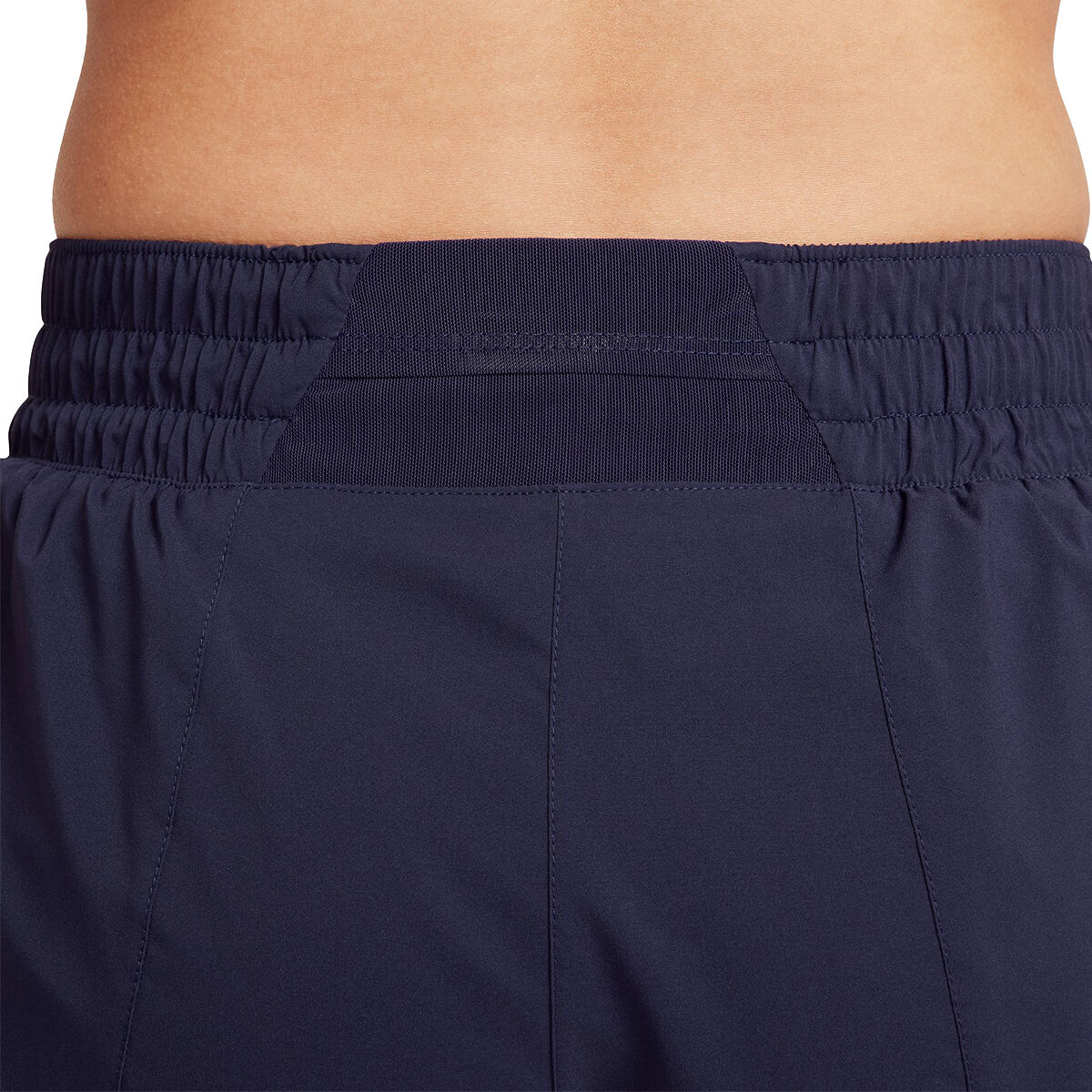 Nike One Womens Dri-FIT Swoosh Brief Lined Running Shorts Blue XL - Blue slider