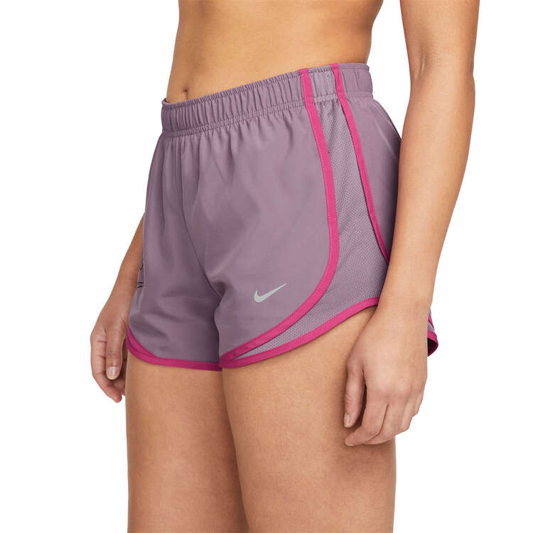 Nike One Womens Dri-FIT Tempo Shorts - Purple slider