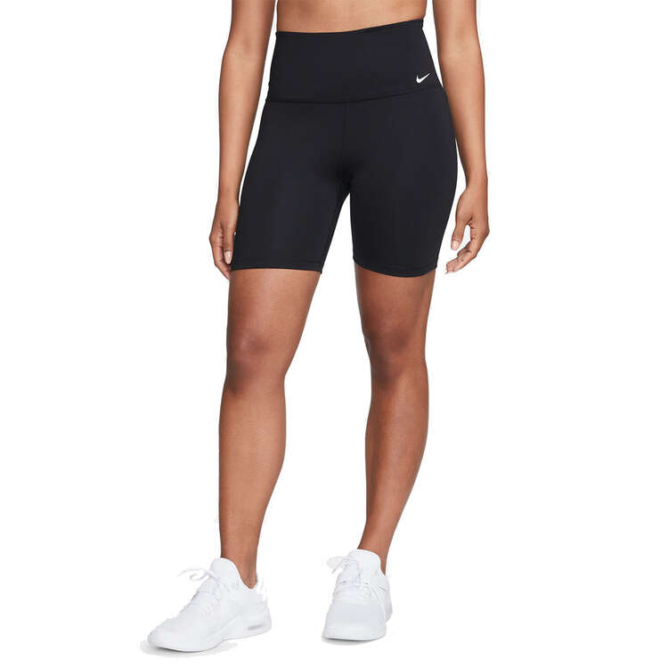 Nike One Womens High-Rise 7 Inch Bike Shorts - Black slider