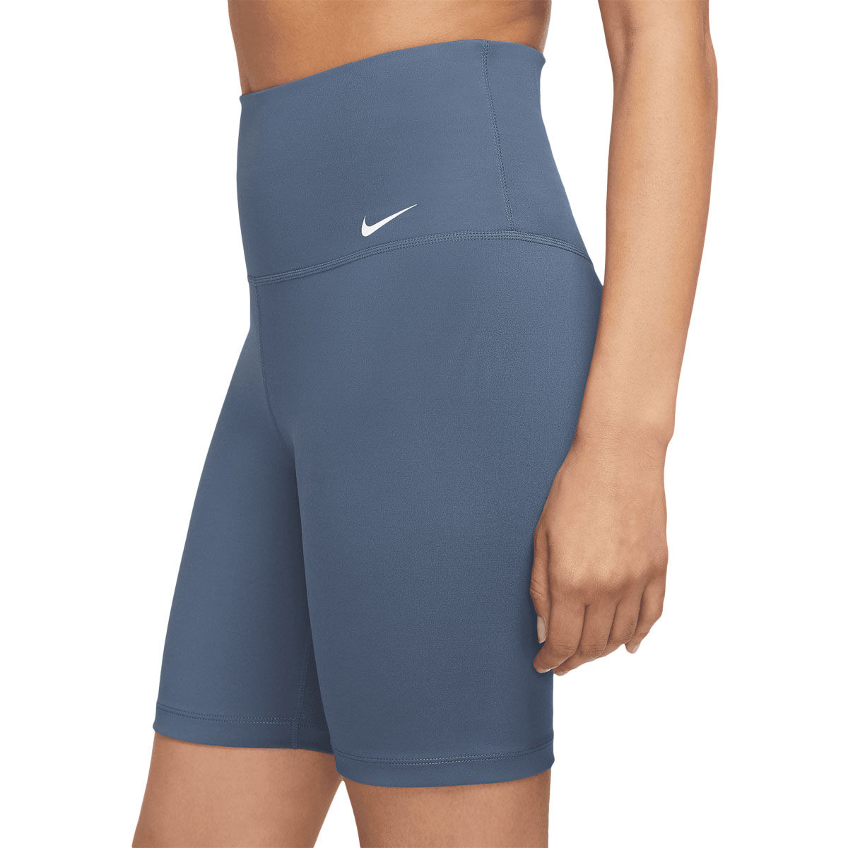 Nike One Womens High-Rise 7 Inch Bike Shorts Blue XS - Blue slider