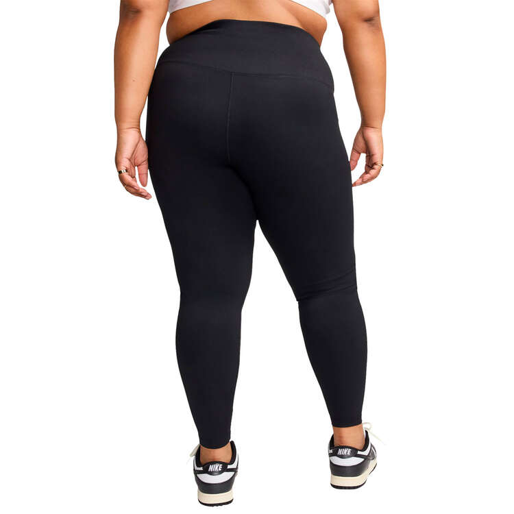 Nike One Womens High-Waisted Tights - Black slider