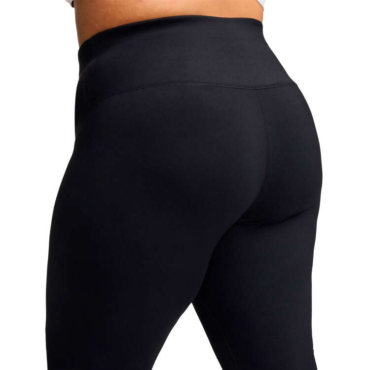 Nike One Womens High-Waisted Tights - Black slider