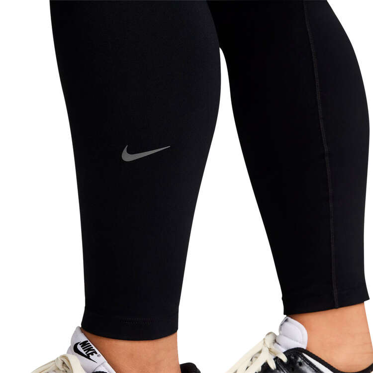 Nike One Womens High-Waisted Tights - Black slider