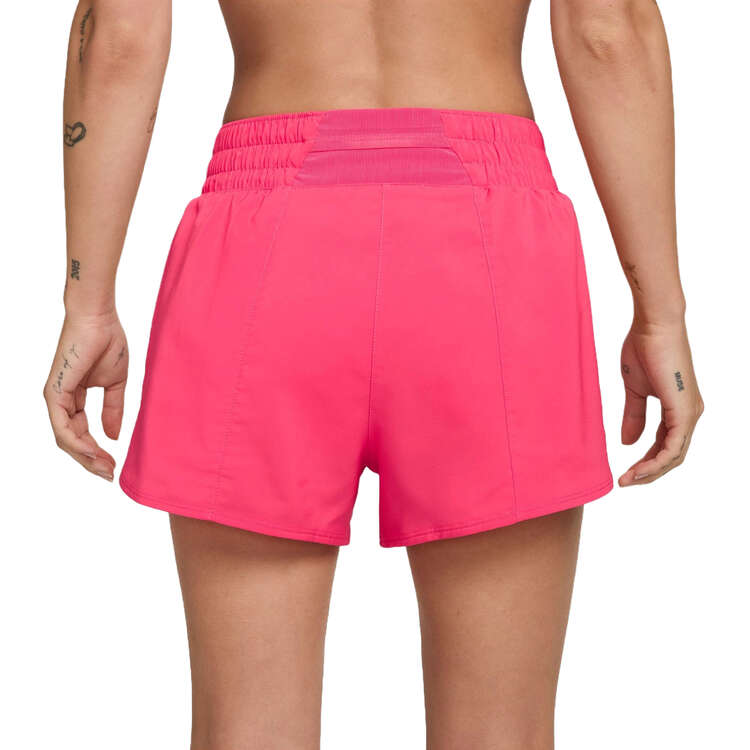 Nike One Womens Swoosh Dri-FIT Brief-Lined Running Shorts - Pink slider