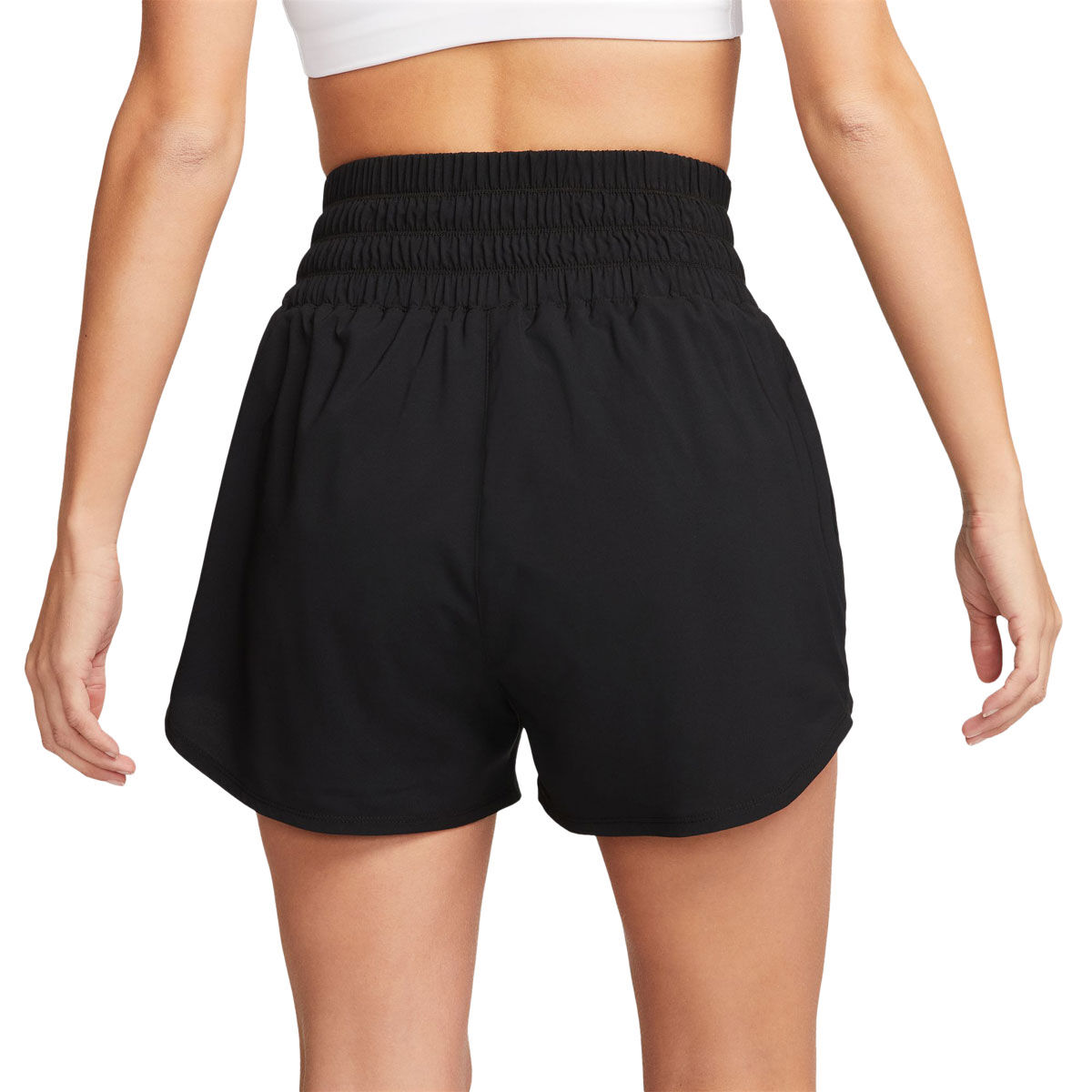 Nike One Womens Ultra High Rise 3 Inch Training Shorts - Black slider