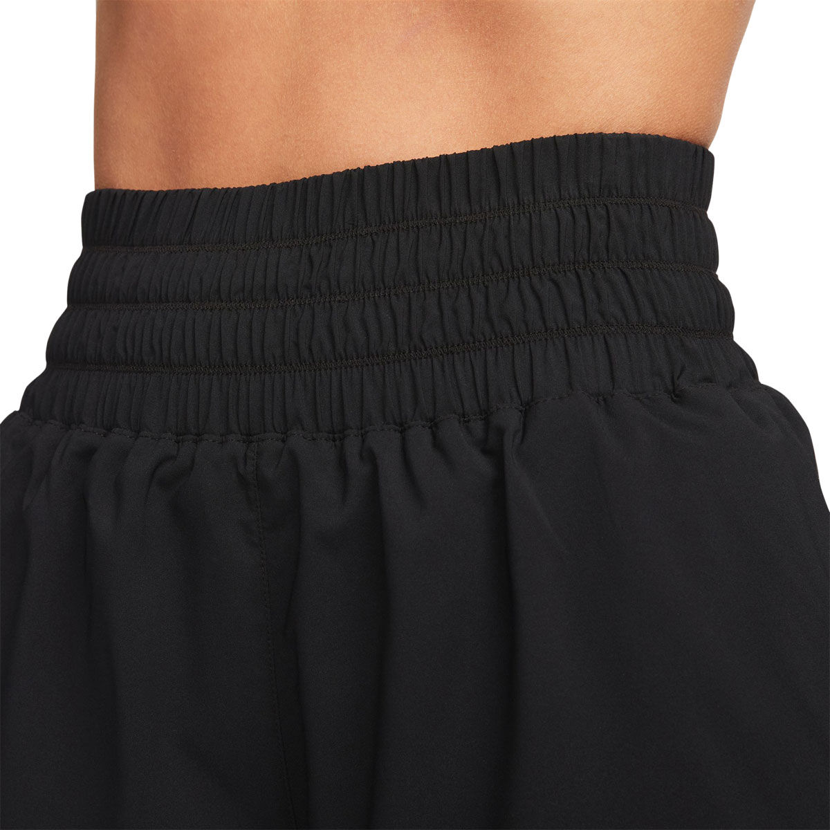 Nike One Womens Ultra High Rise 3 Inch Training Shorts - Black slider