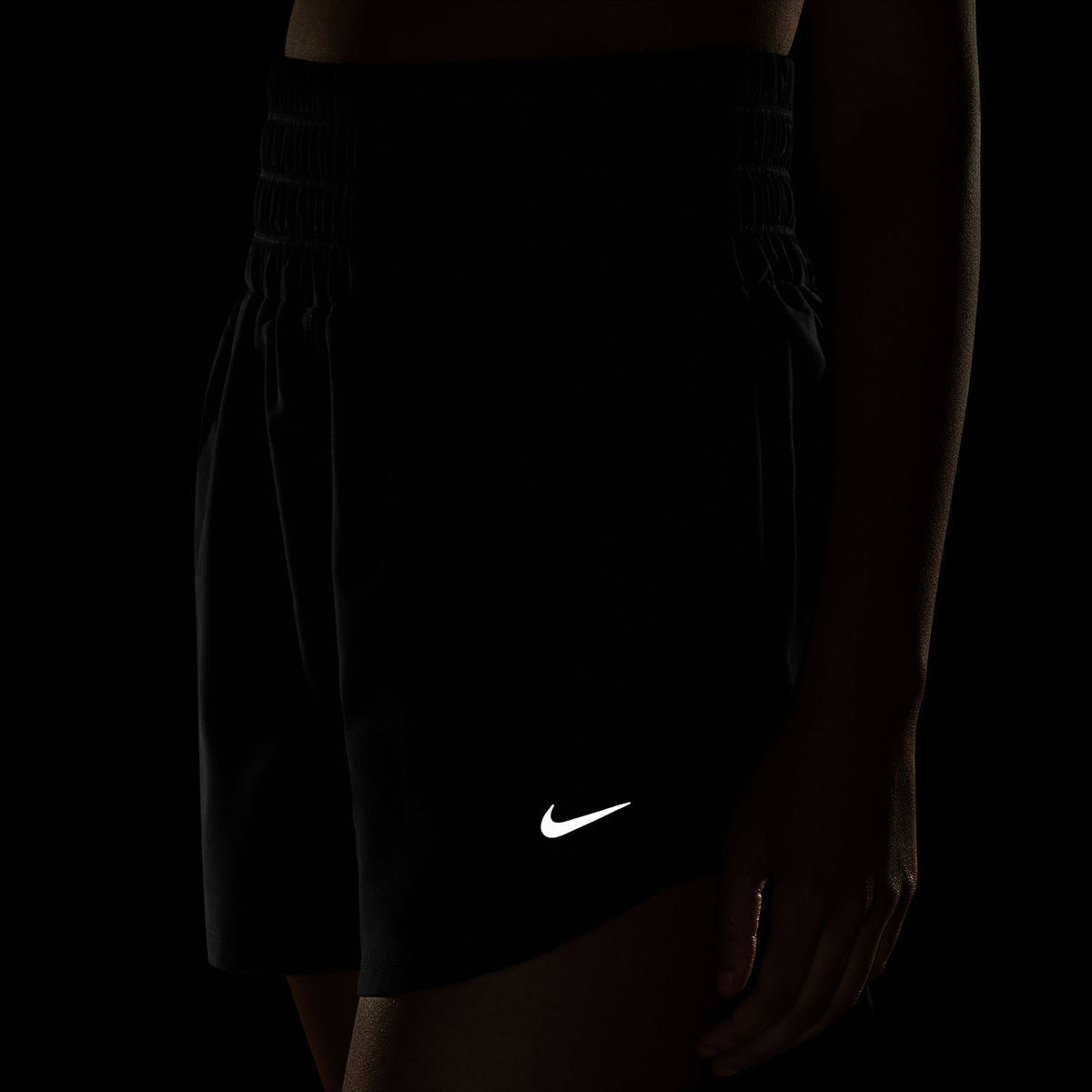 Nike One Womens Ultra High Rise 3 Inch Training Shorts - Black slider