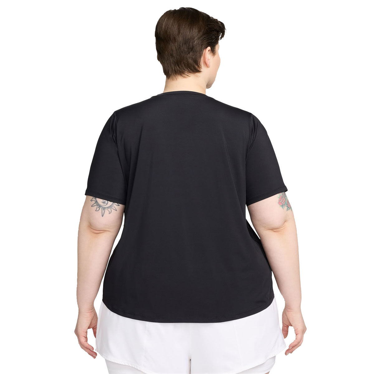 Nike Plus Womens One Classic Dri-FIT Fitness Tee - Black slider