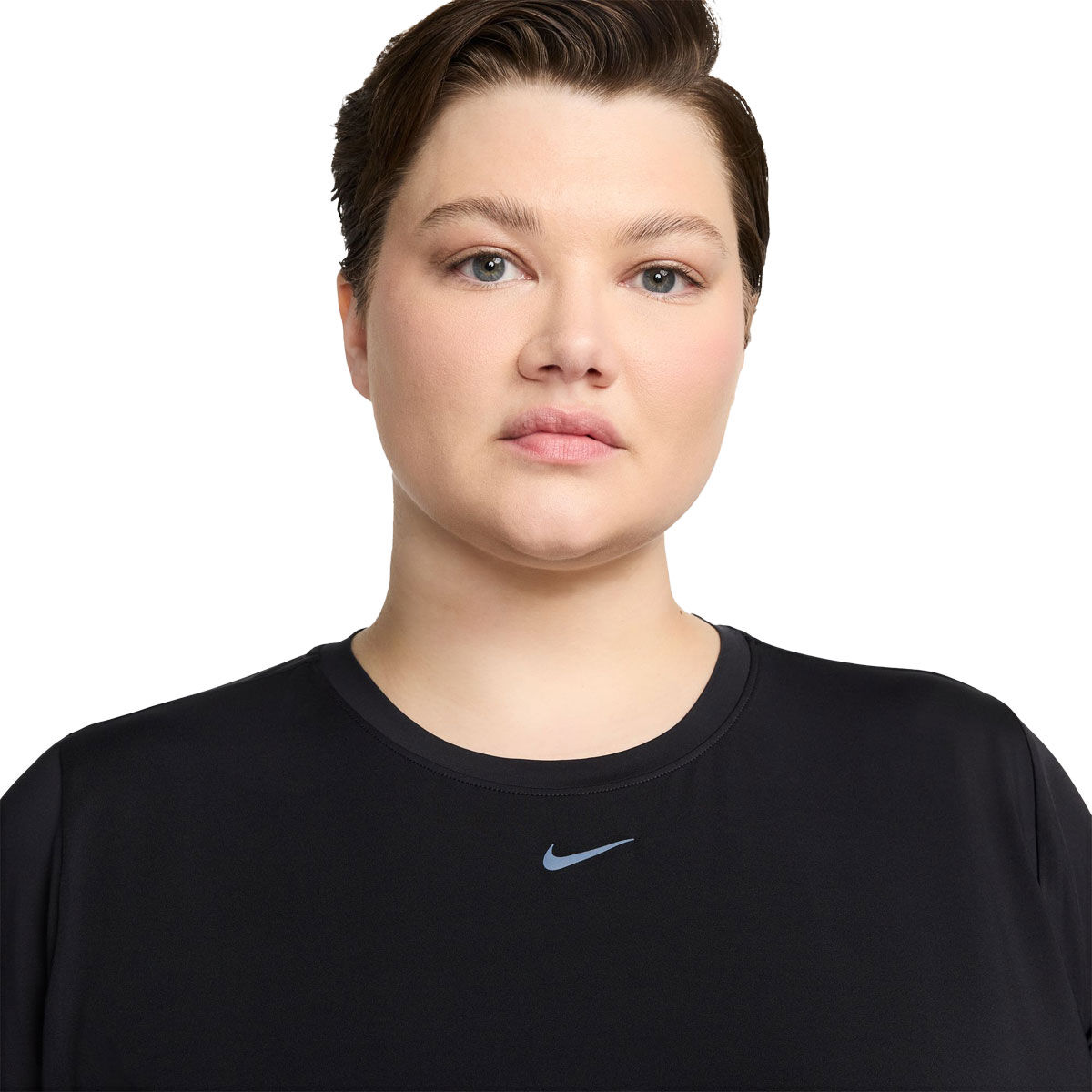 Nike Plus Womens One Classic Dri-FIT Fitness Tee - Black slider