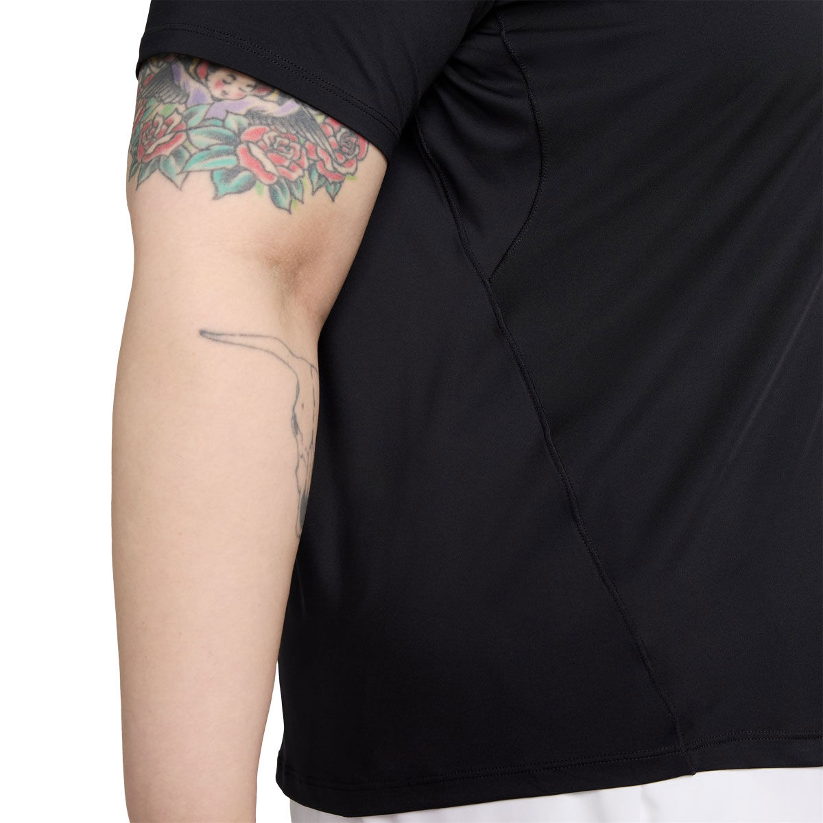 Nike Plus Womens One Classic Dri-FIT Fitness Tee - Black slider