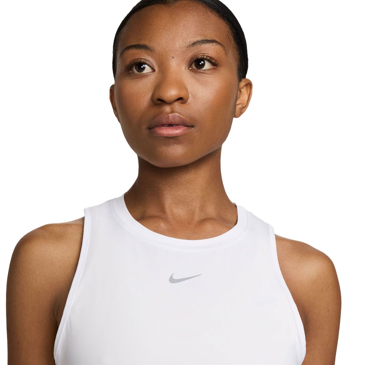 Nike Plus Womens One Classic Dri-FIT Tank - White slider