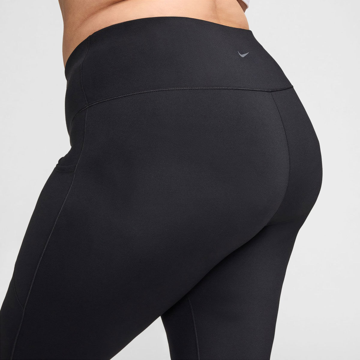 Nike Plus Womens One Dri-FIT High Rise Pocket 7/8 Tights - Black slider