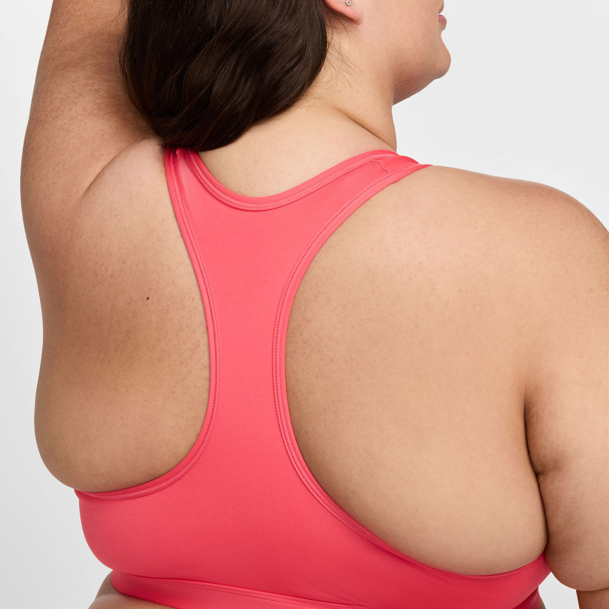 Nike Plus Womens Swoosh Medium Support Sports Bra Pink 1X - Pink slider