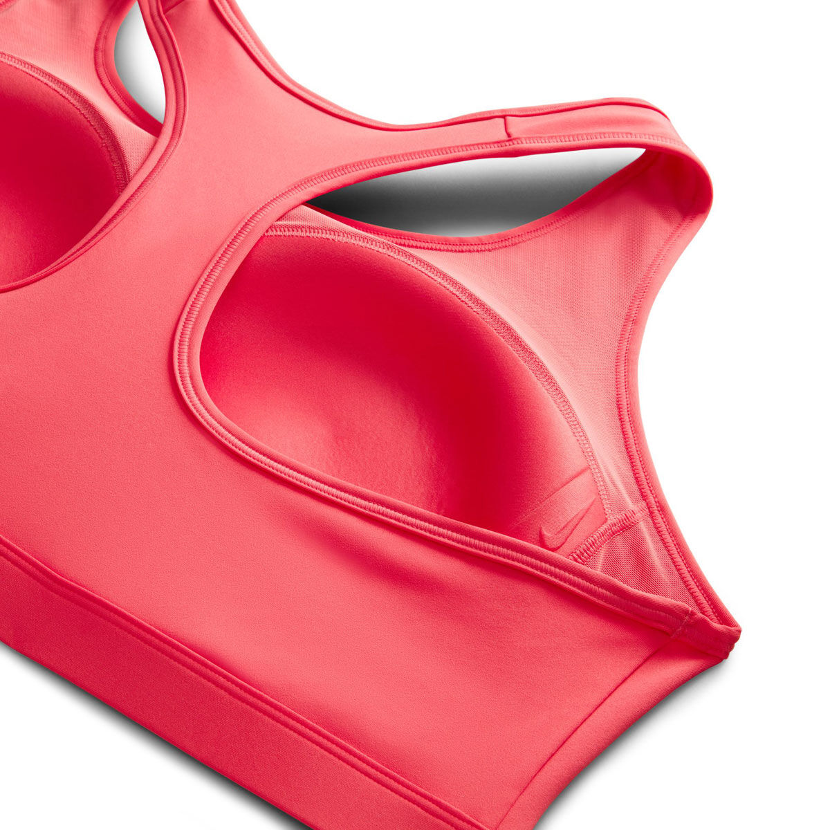 Nike Plus Womens Swoosh Medium Support Sports Bra Pink 1X - Pink slider