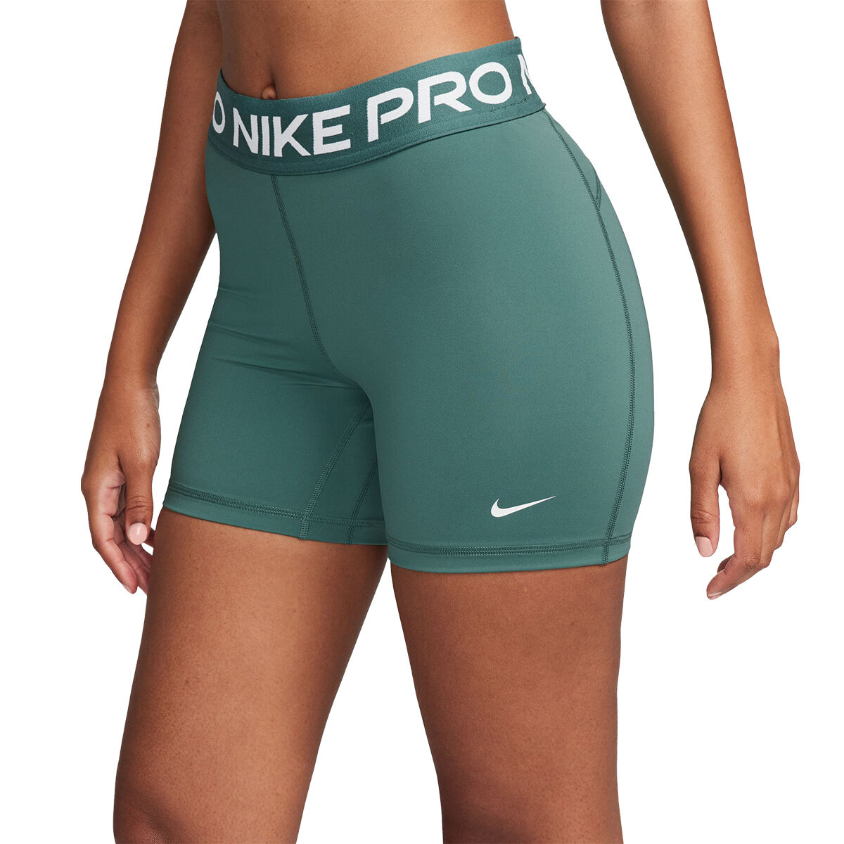 Nike Pro Womens 365 5 Inch Shorts - Green slider