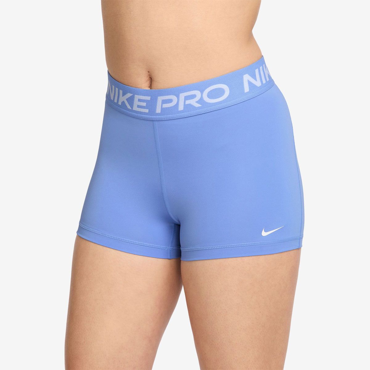 Nike Pro Womens 365 Dri-FIT 3 Inch Short Tights Blue XL - Blue