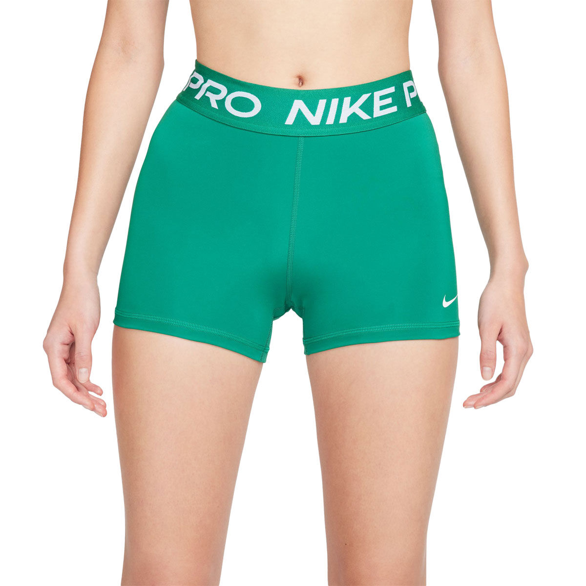 Nike Pro Womens 365 Dri-FIT 3 Inch Short Tights Green XL - Green slider