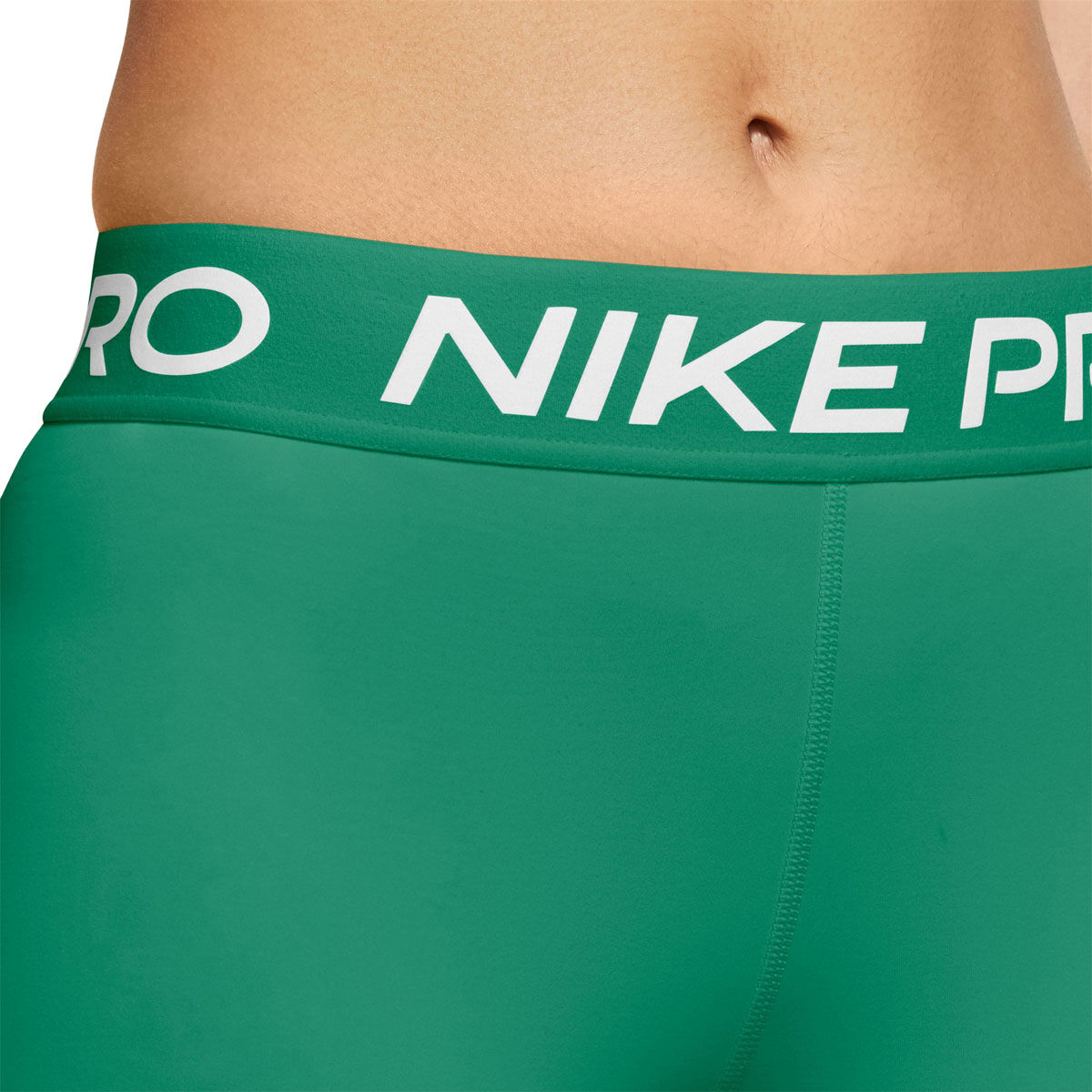 Nike Pro Womens 365 Dri-FIT 3 Inch Short Tights Green XL - Green slider