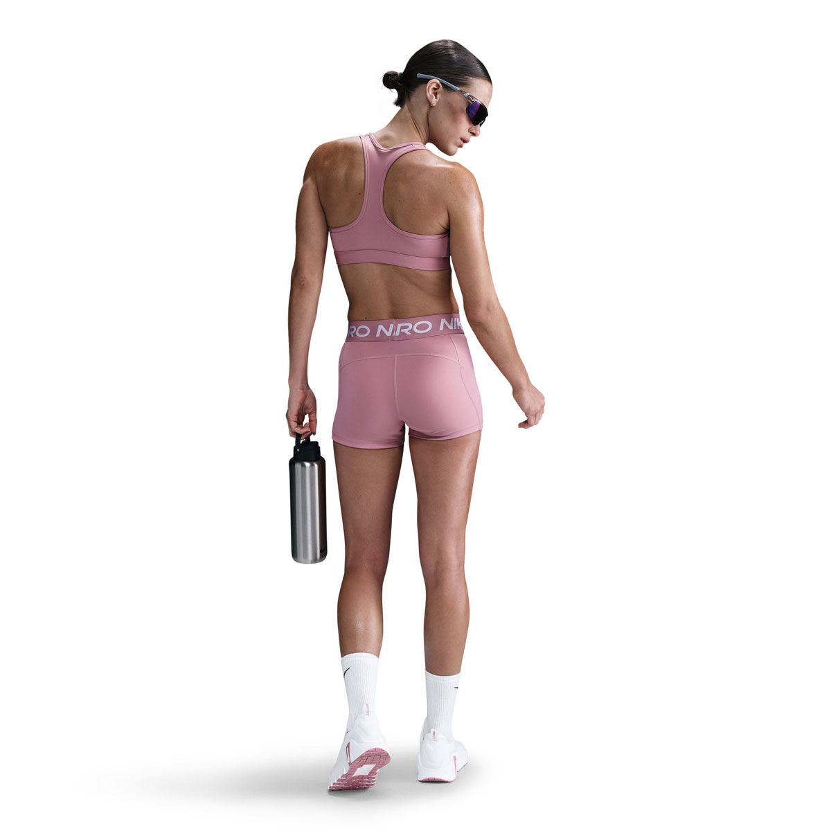 Nike Pro Womens 365 Dri-FIT 3 Inch Shorts - Pink slider