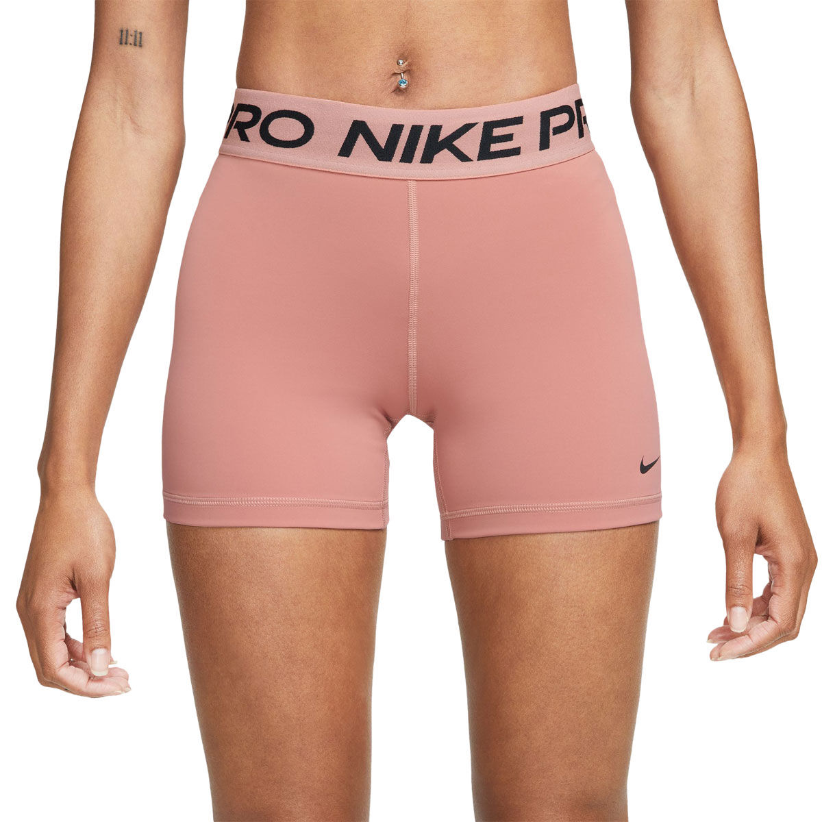 Nike Pro Womens 365 Dri-FIT 5 Inch Short Tights - Rose slider