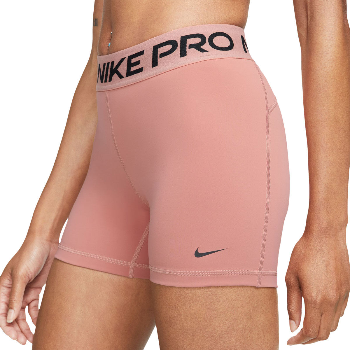 Nike Pro Womens 365 Dri-FIT 5 Inch Short Tights - Rose slider