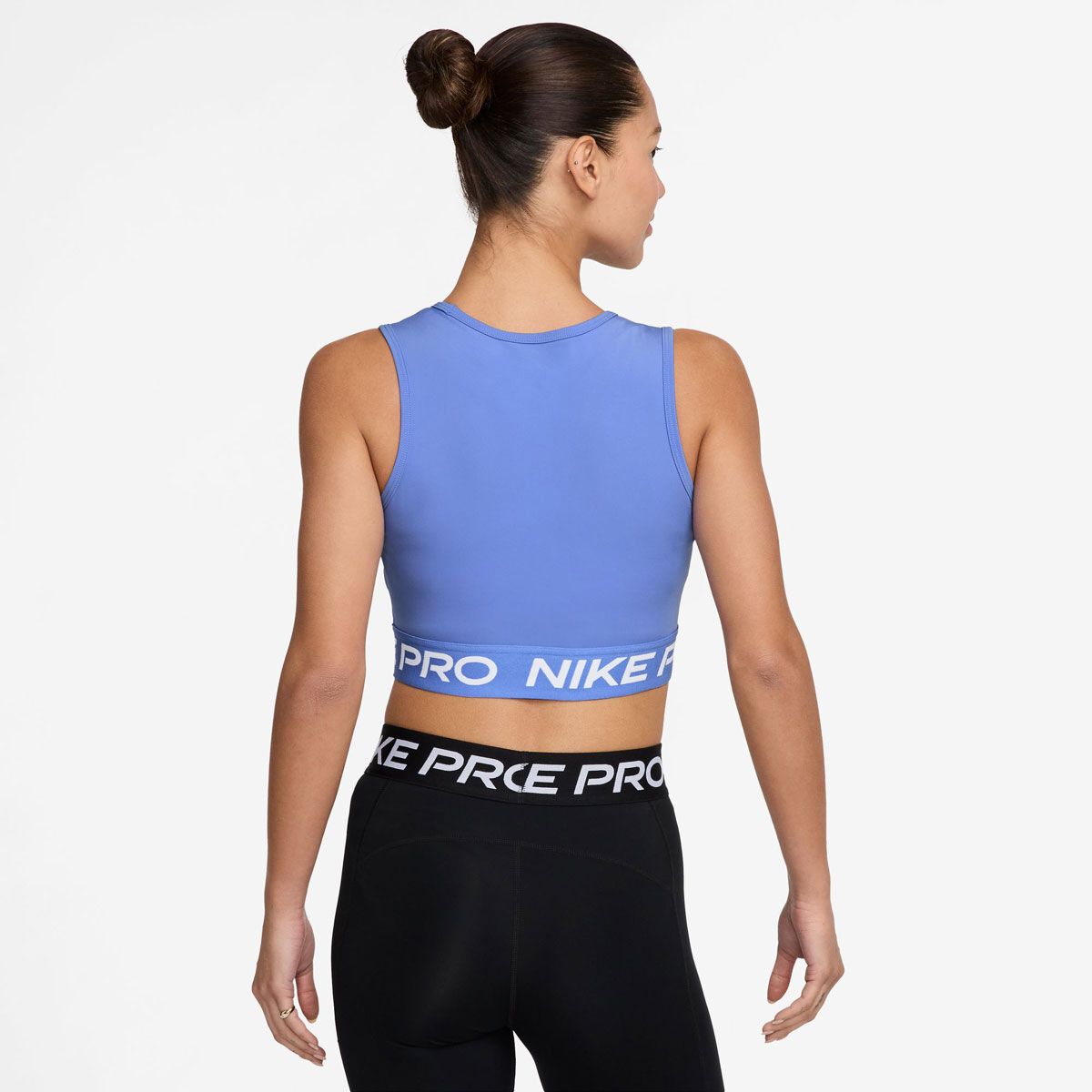 Nike Pro Womens 365 Dri-FIT Cropped Tank - Blue slider