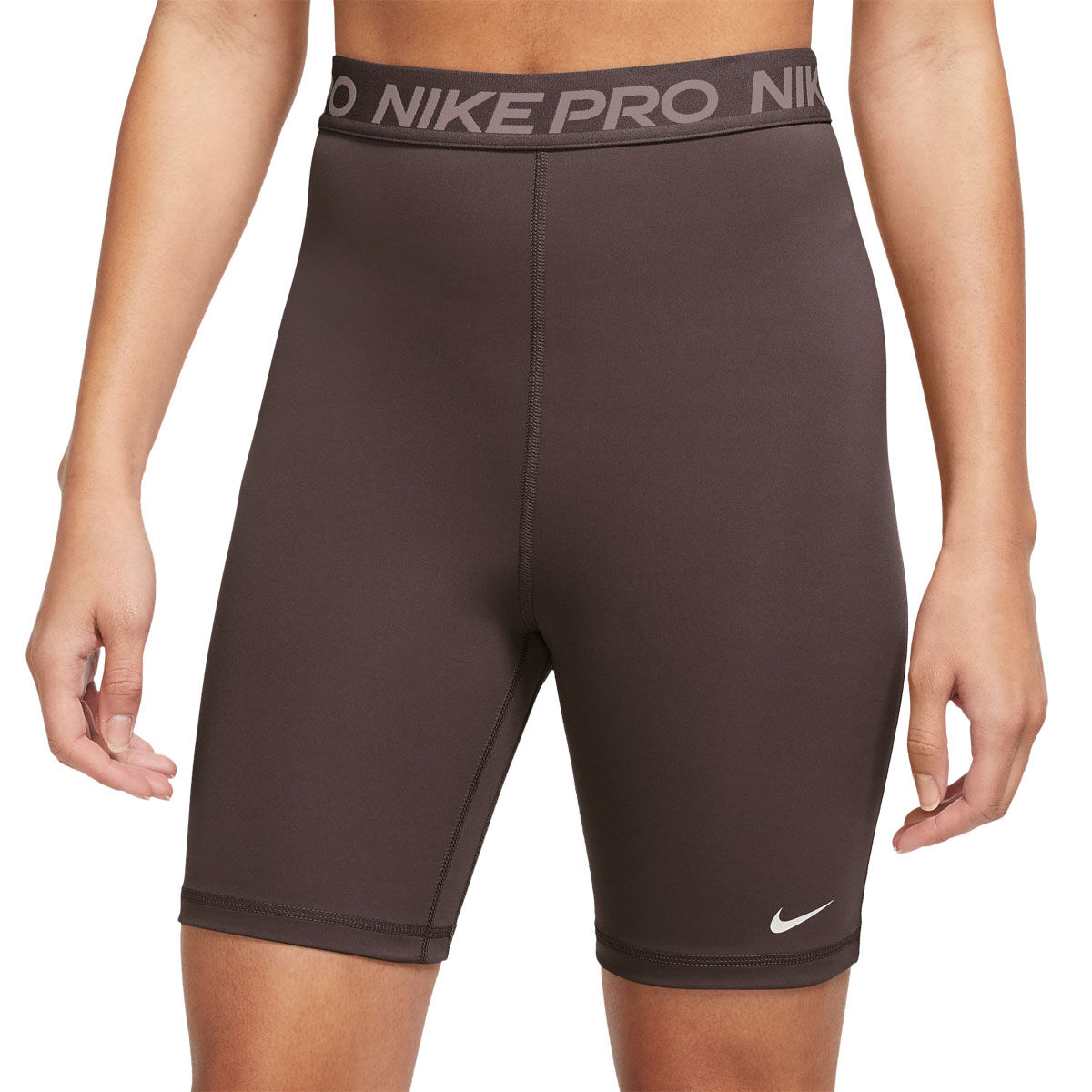 Nike Pro Womens 365 Dri-FIT High Rise 7 Inch Short Tights - Brown slider