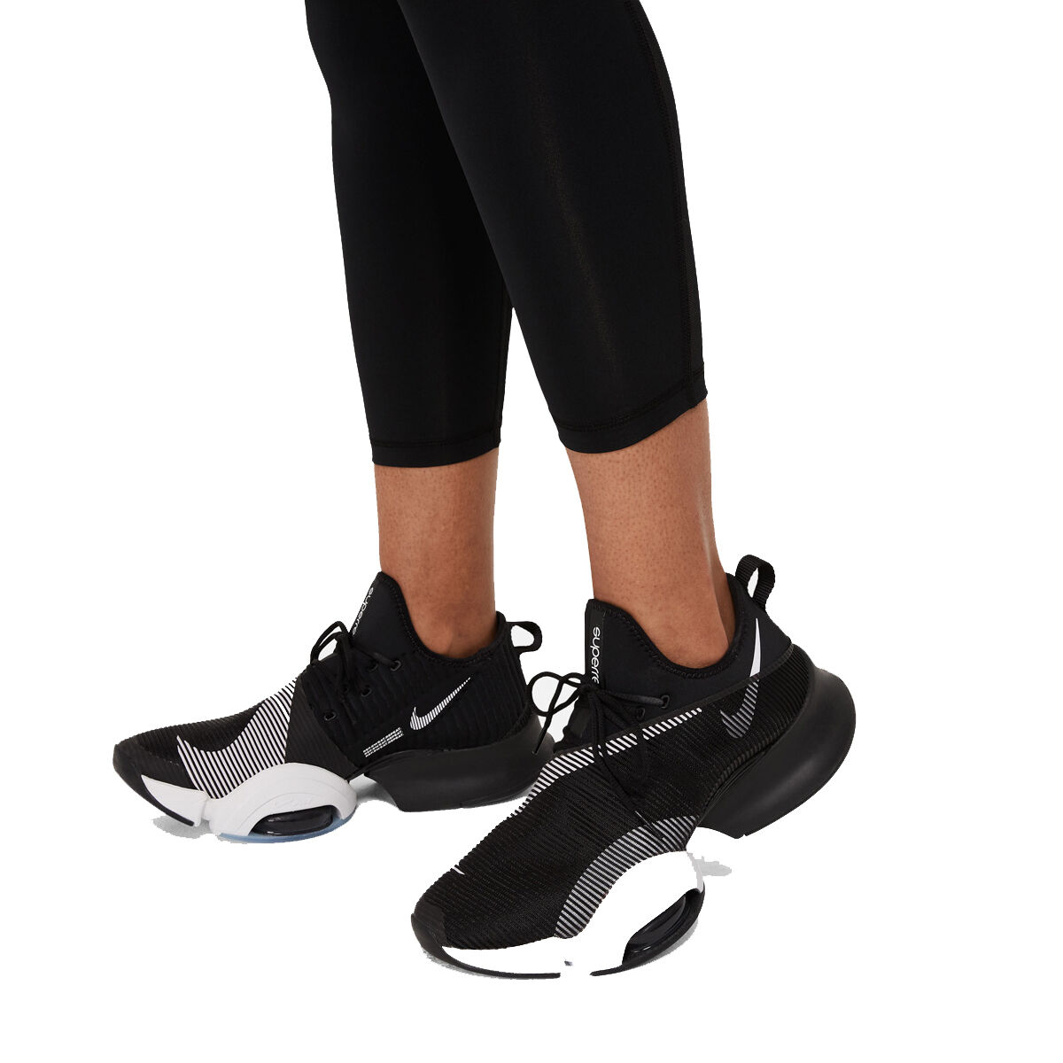 Nike Pro Womens 365 Dri-FIT High Rise 7/8 Length Tights - Black slider