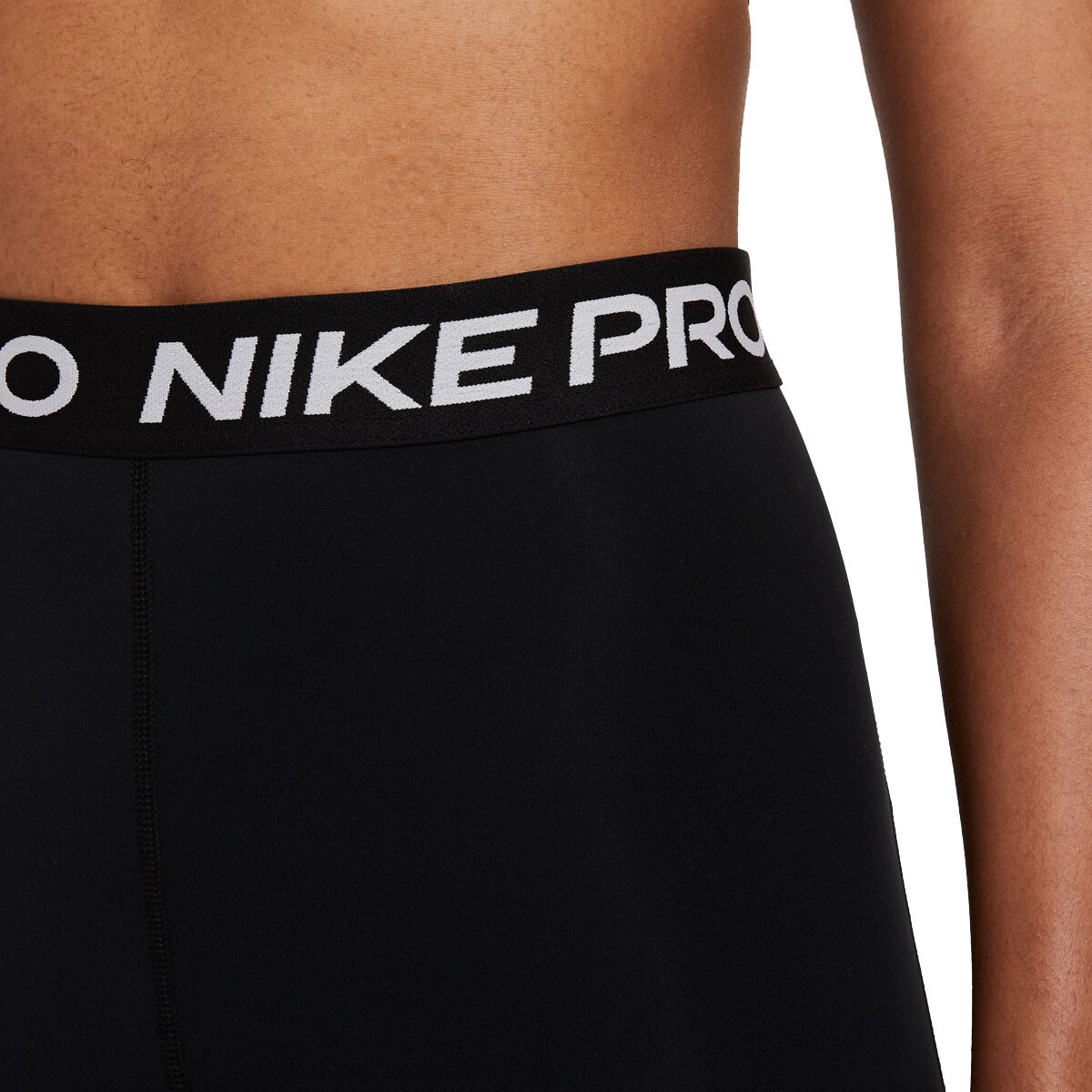 Nike Pro Womens 365 Dri-FIT High Rise 7/8 Tights - Black slider