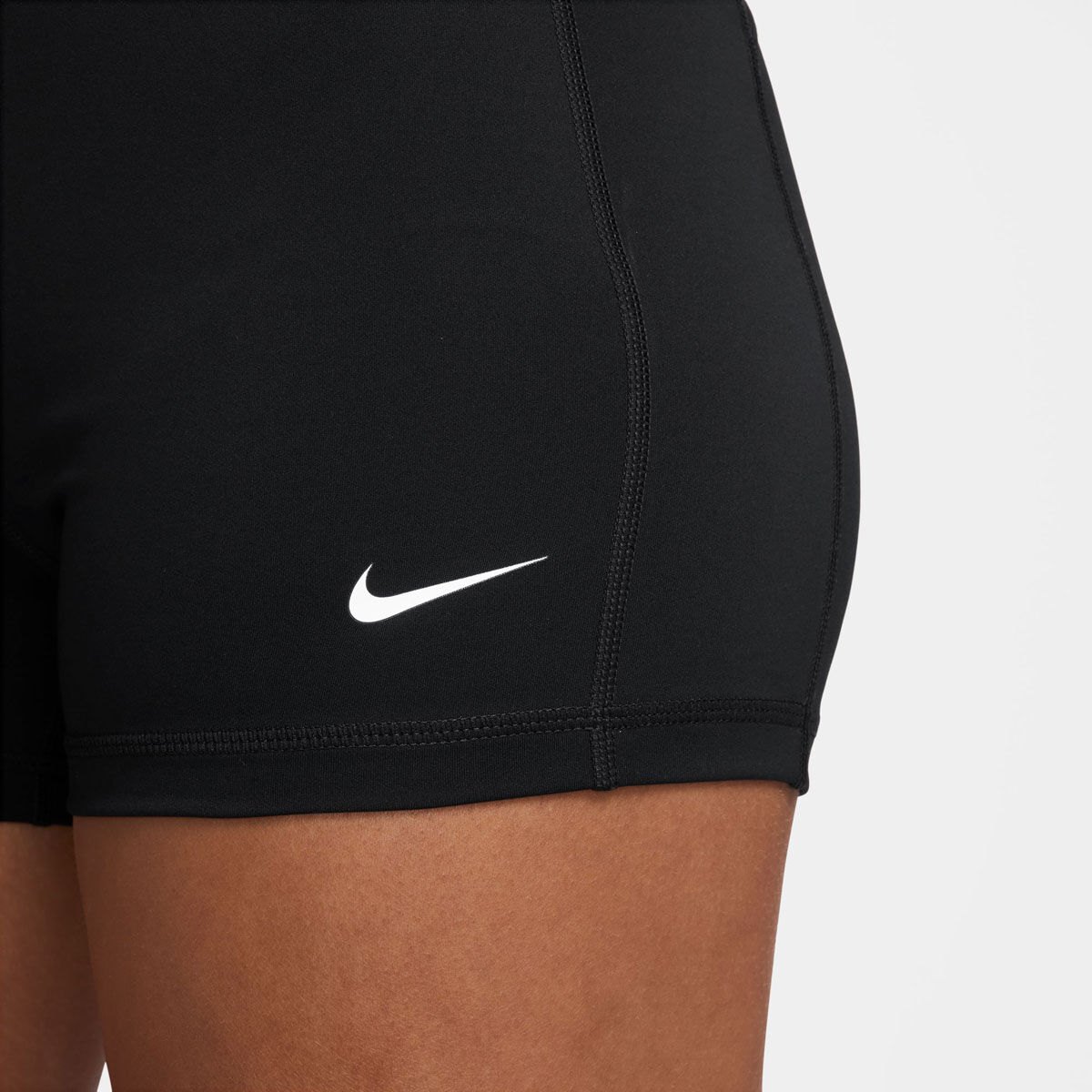 Nike Pro Womens 365 Dri-FIT Mid Rise Leak Protection Period 3 Inch Short Tights - Black/Pink slider