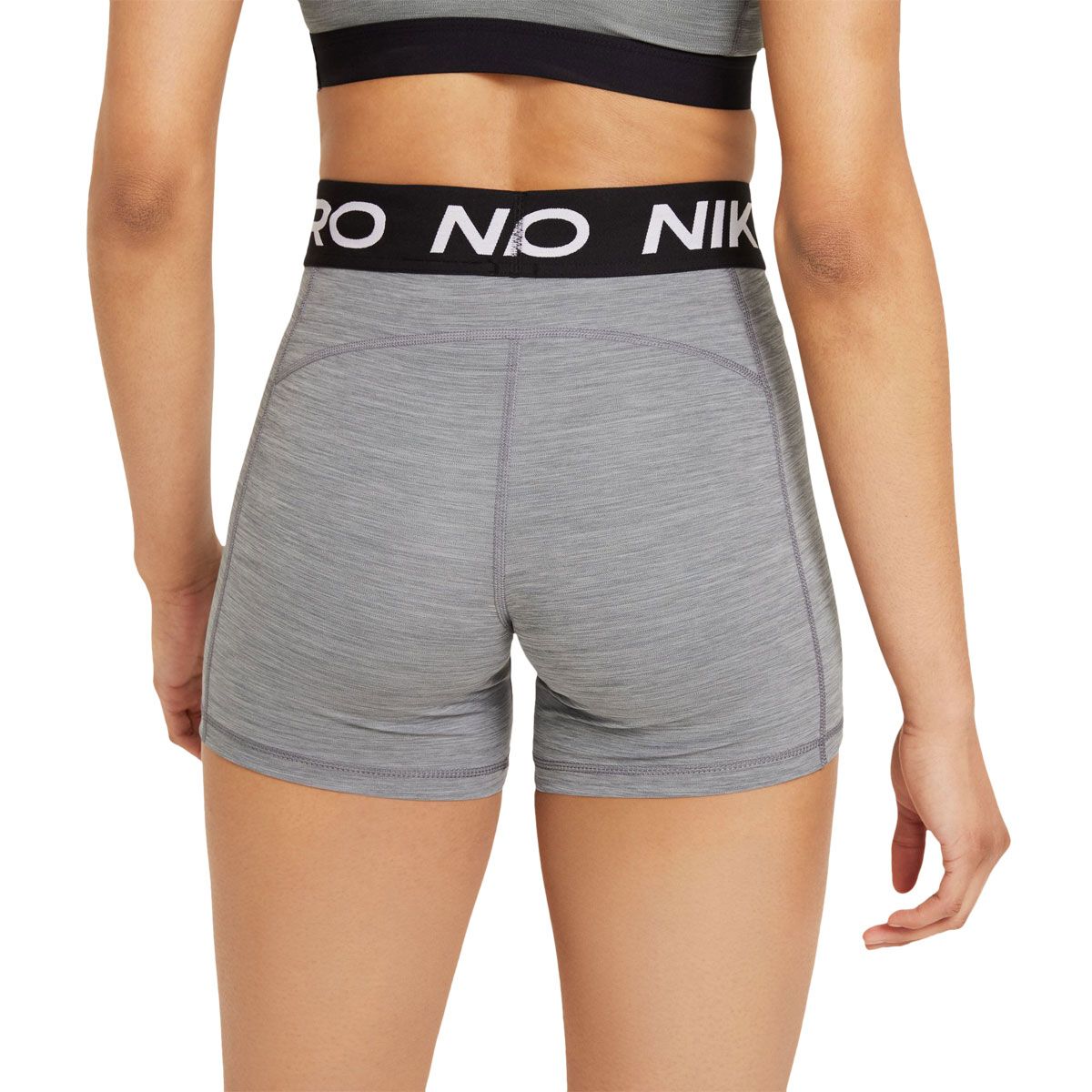 Nike Pro Womens 365 Dri-FIT Training Short Tights - Grey slider