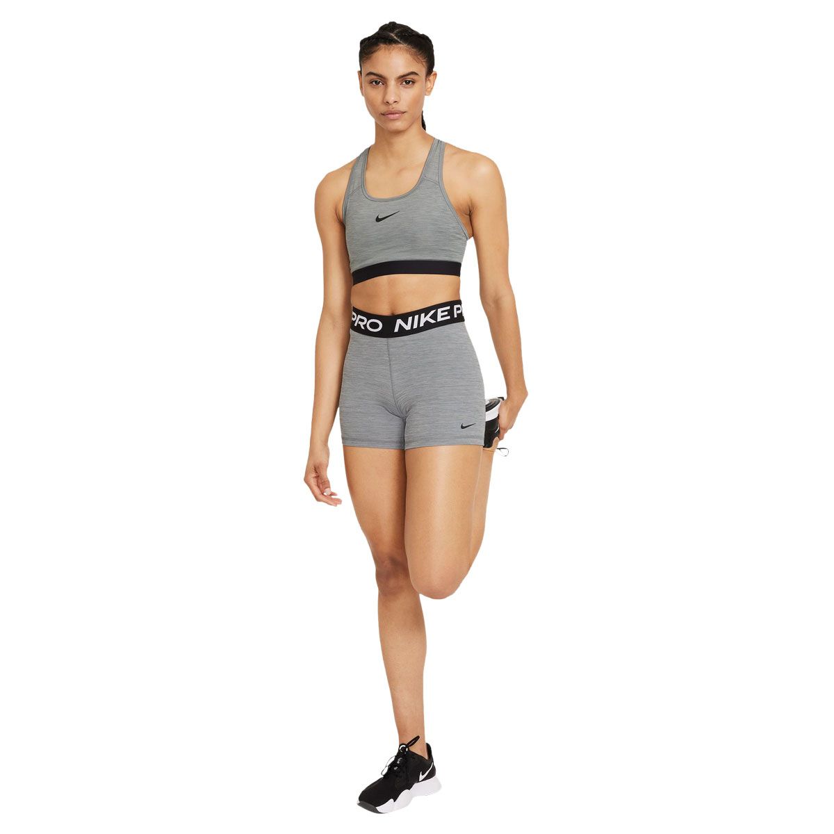 Nike Pro Womens 365 Dri-FIT Training Short Tights - Grey slider