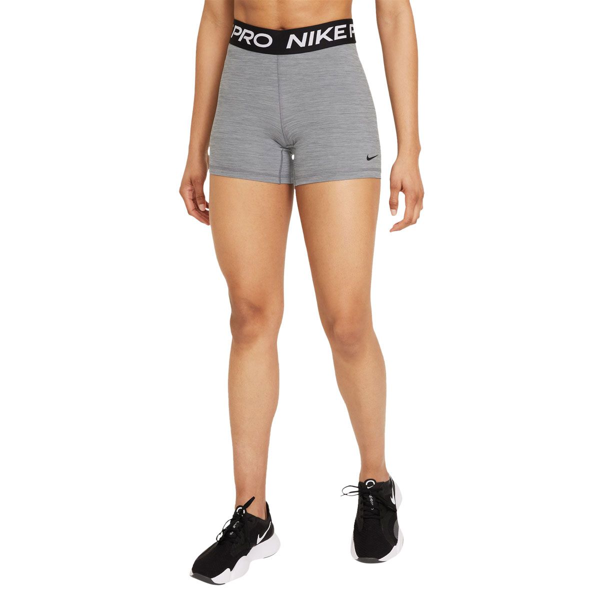 Nike Pro Womens 365 Dri-FIT Training Short Tights - Grey slider