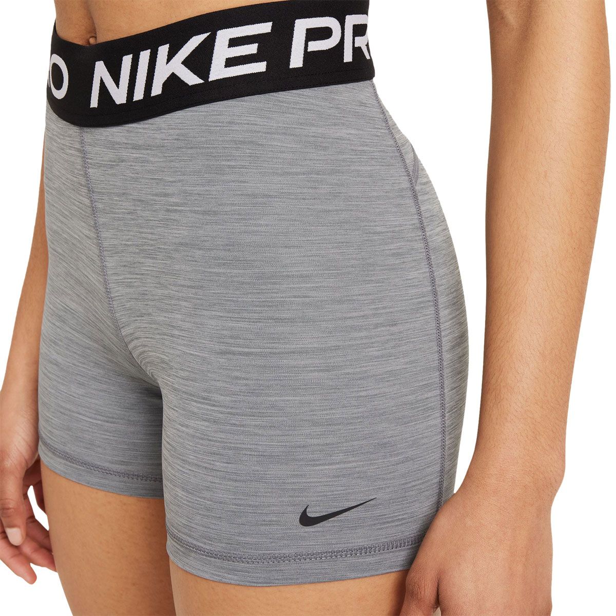 Nike Pro Womens 365 Dri-FIT Training Short Tights Grey XL - Grey slider