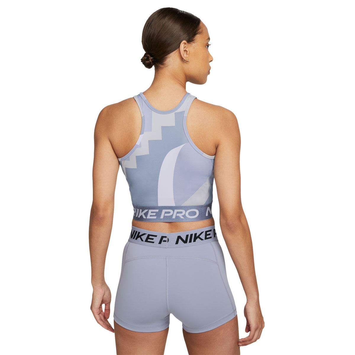 Nike Pro Womens Dri-FIT Crop Training Tank - Purple slider