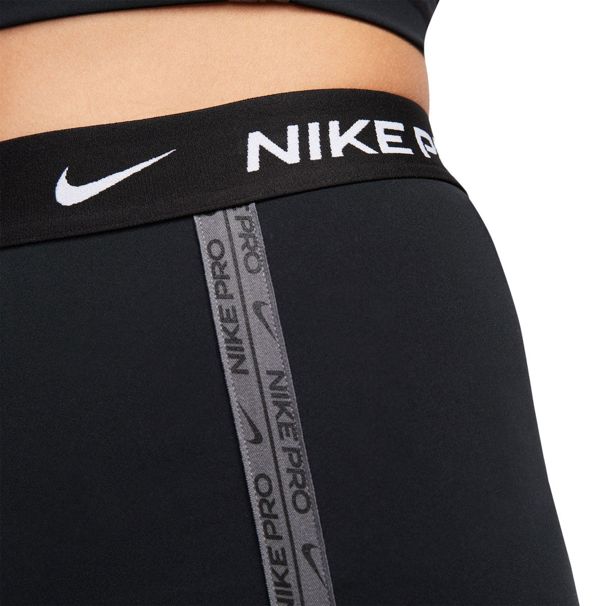 Nike Pro Womens Dri-FIT Femme High Rise 3 Inch Short Tights - Black slider